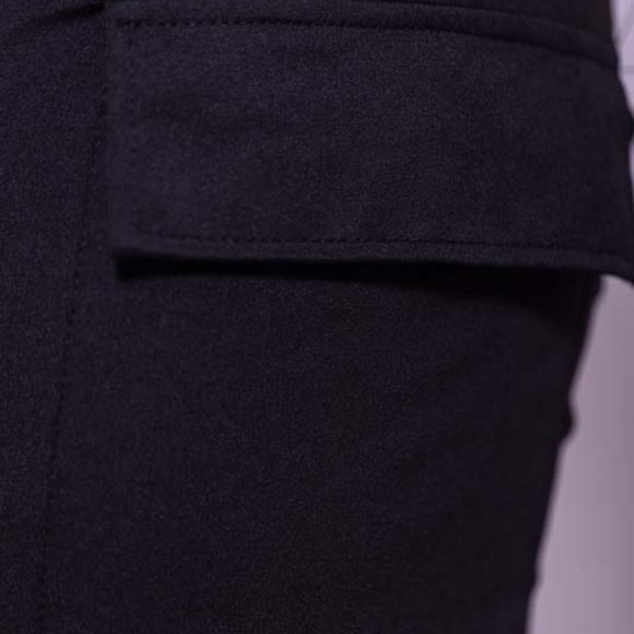 Cargo Pocket Black Joggers - Picture 8 of 9